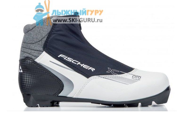 Лыжные ботинки FISCHER NNN XC Pro My Style (S46820) (черный/серый/белый), размер eu 41 (ru 40) 