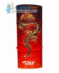 Труба-маска (баф) RAY принт DRAGON оранжевый