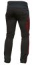 Брюки беговые RAY, модель Active (Unisex), цвет черный/красный, размер 44 (XS)