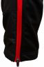 Брюки беговые RAY, модель Active (Unisex), цвет черный/красный, размер 44 (XS)
