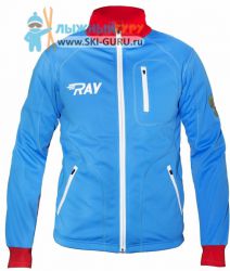 Куртка разминочная RAY, модель Star (Kid), триколор белая молния, размер 40 (рост 146-152 см)