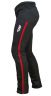 Брюки беговые RAY, модель Active (Unisex), цвет черный/красный, размер 52 (XL)/182 