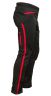 Брюки беговые RAY, модель Active (Unisex), цвет черный/красный, размер 52 (XL)/182 