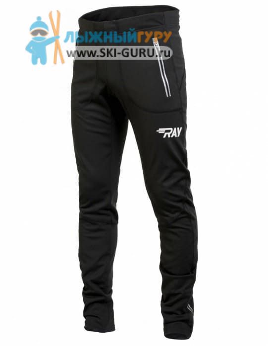 Брюки беговые RAY, модель Классик (Man), цвет черный размер 58 (4XL)