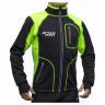 Куртка разминочная RAY, модель Star (Unisex), цвет черный/лимон желтый шов размер 52 (XL)