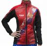 Куртка разминочная RAY, модель Pro Race принт (Woman), красный флаг РФ, размер 42 (XS)