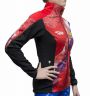 Куртка разминочная RAY, модель Pro Race принт (Woman), красный флаг РФ, размер 50 (XL)