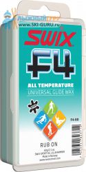Мазь скольжения (парафин) легкого нанесения SWIX F4 всепогодная (с пробкой) 60 грамм