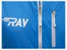 Теплый лыжный костюм RAY, Патриот (Kid), цвет синий/красный (штаны с красными вставками), размер 38 (рост 140-146 см)