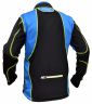 Куртка разминочная RAY, модель Star (Unisex), цвет черный/синий лимонный шов размер 52 (XL)