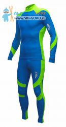 Комбинезон лыжный гоночный RAY, модель Next (Unisex), цвет синий/зеленый размер 52 (XL)