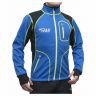 Куртка разминочная RAY, модель Star (Unisex), цвет синий/черный/желтый размер 46 (S)