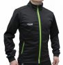 Куртка разминочная RAY, модель Casual (Unisex), цвет черный/зеленый размер 48 (M)