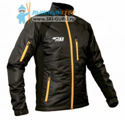 Куртка утепленная RAY, модель Active (Unisex), цвет черный/коричневый, размер 56 (XXXL)