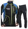 Лыжный костюм RAY, модель Star (Unisex), цвет черный/синий желтый шов (штаны с кантом) размер 52 (XL)