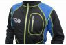 Лыжный костюм RAY, модель Star (Unisex), цвет черный/синий желтый шов (штаны с кантом) размер 52 (XL)